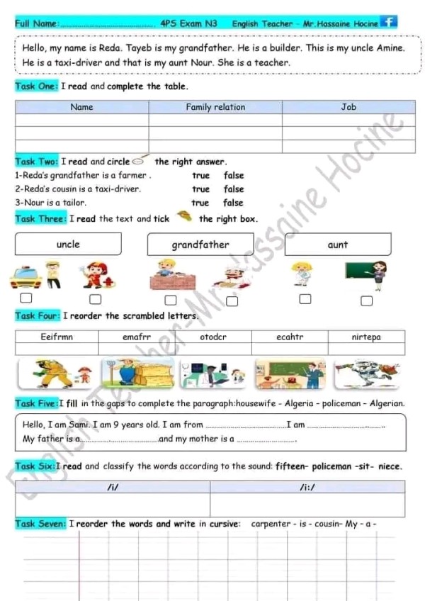 اختبار الانجليزية للسنة الرابعة ابتدائي الفصل الأول اختبارات محلولة للسنة الرابعة ابتدائي pdf السنة الرابعة ابتدائي بالانجليزية اختبارات السنة الرابعة ابتدائي نماذج اختبارات السنة الرابعة ابتدائي 2023