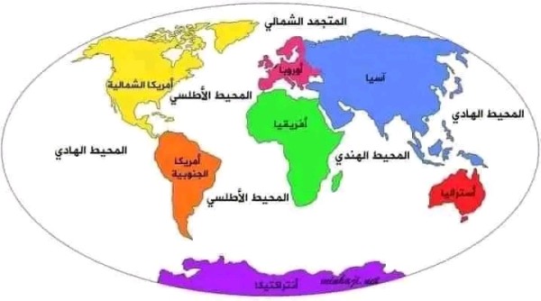 ملخص عن المحيطات في العلم معلومات عن المحيطات خريطة المحيطات